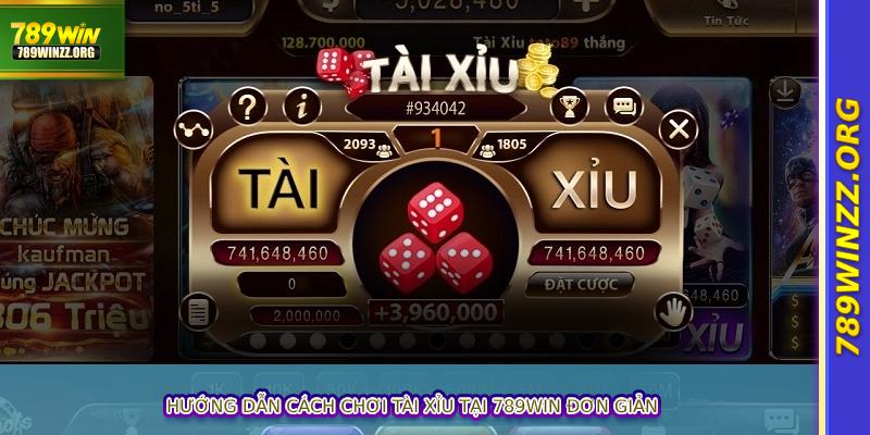 Hướng dẫn cách chơi tài xỉu tại 789WIN đơn giản